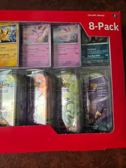 Pokemon TCG Prismatic Evolutions Costco 8 Mini-Tin Bundle (New/Sealed) - Image 4