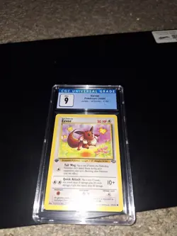 1999 Pokemon Jungle 1st Edition Eevee 51/64 - CGC 9 Mint - Image 1