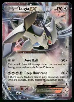 Lugia EX 68/98 Ultra Rare Holo NM Pokemon XY - Ancient Origins - Image 1