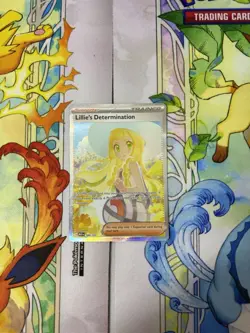 Lillie’s Determination SAR IN HAND 184/132 Pokemon Mega Evolutions English - Image 3
