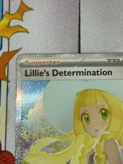 Lillie’s Determination SAR IN HAND 184/132 Pokemon Mega Evolutions English - Image 4