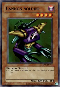 Cannon Soldier Retro Pack 1 2024 Common RP01-EN041 Yu-Gi-Oh! - Image 1