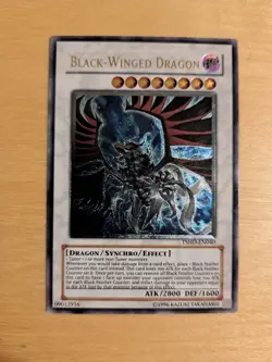 Black-Winged Dragon TSHD-EN040 Unlimited Ultimate Rare - Image 1