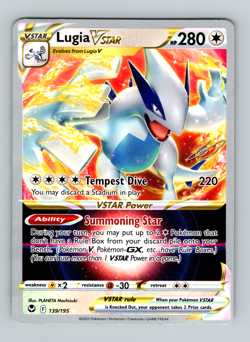 Pokemon TCG - World Championships 2023 Deck Promo Card - Lugia VSTAR - 139/195 - Image 1