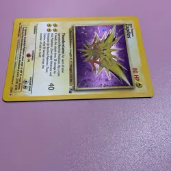 Pokemon Karte/card - Zapdos 15/62 - Fossil Holo - VG-Excellent - Image 3