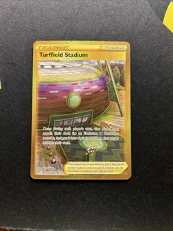 Turffield Stadium 234/203 NM -Gold Rare Pokemon Card- Evolving Skies (6q) - Image 1