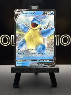 Blastoise V SWSH101 Black Star Promo Pokemon Card Sword & Shield Ultra Rare NM - Image 2