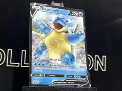 Blastoise V SWSH101 Black Star Promo Pokemon Card Sword & Shield Ultra Rare NM - Image 4