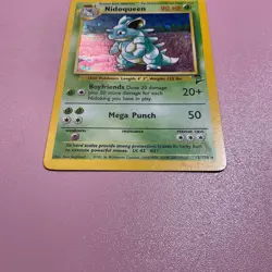 Nidoqueen Pokemon Card 12/130 Base Set 2 Holo Rare Unlimited Vintage NM - Image 2