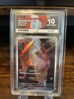 ACE 10 Gem Mint Charmander 168/165 Sv2a: Pokemon Card 151 (Japanese) Not PSA - Image 1