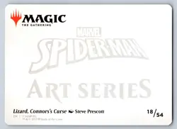 Lizard, Connors's Curse Art Card MTG Magic the Gathering S Art Series: Marvel's - Image 2
