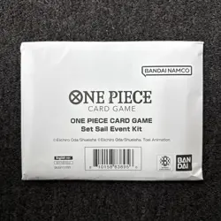 One Piece Card Game Set Sail Event Kit Luffy Zoro Sticker Sheets Sealed Promos! - Image 1