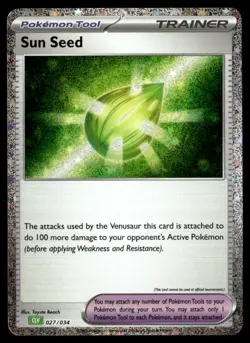 Sun Seed Classic Collection Trading Card Game Classic 027/034 NM Pokemon TCG - Image 1