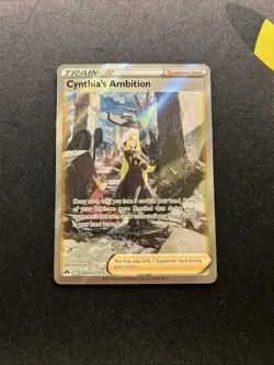 Cynthia’s Ambition GG60/GG70 NM -Galarian Gallery Pokemon Card- Crown Zenith (6q - Image 1