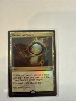 Magic the Gathering MTG SPM Multiversal Passage 180 Foil Near Mint - Image 1