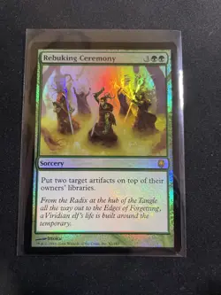 Mtg X1 FOIL Rubuking Ceremony Darksteel Magic The Gathering (Sorcery) - Image 1