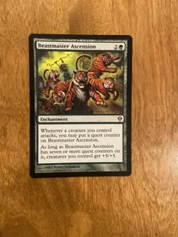 Beastmaster Ascension x1 NM [Zendikar] Magic MTG - Image 1