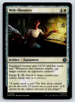 Web-Shooters FOIL MTG Magic the Gathering U Marvel's Spider-Man 22 NM - Image 1