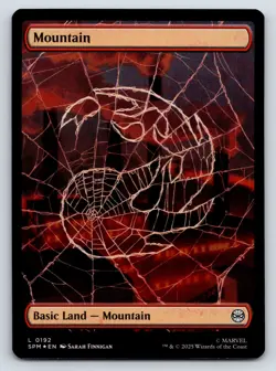 Mountain (0192) FOIL MTG Magic the Gathering L Marvel's Spider-Man 192 NM - Image 1