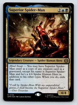 Superior Spider-Man FOIL MTG Magic the Gathering R Marvel's Spider-Man 155 NM - Image 1