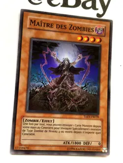 YUGIOH - MAITRE DES ZOMBIES - SUPER RARE - EXC - TAEV-FR039 - TACTICAL EVOLUTION - Image 2