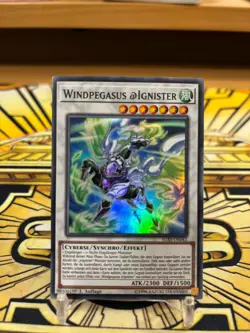Yugioh Windpegasus Ignister Super Rare IGAS-DE042 - Image 1