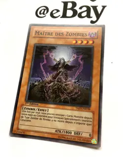 YUGIOH - MAITRE DES ZOMBIES - SUPER RARE - EXCELLENT - TAEV-FR039 - 1ST EDITION - Image 3