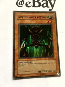 YUGIOH - INSECTE MANGEUR D'HOMMES - LDD-F088 - SUPER RARE - NEAR MINT - FR - VF - Image 2