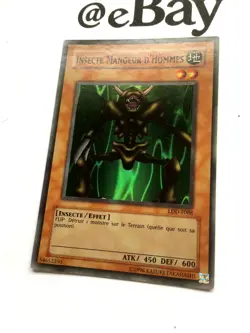 YUGIOH - INSECTE MANGEUR D'HOMMES - LDD-F088 - SUPER RARE - NEAR MINT - FR - VF - Image 3