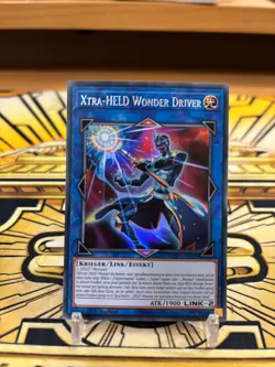Yugioh Xtra Held Wonder Driver Silver Ultra Rare BLC1-DE031 - Image 1