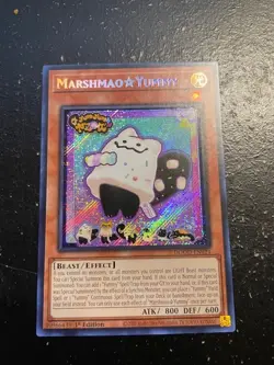 YuGiOh TCG Doom of Dimensions Secret Rare MarshmaoYummy DOOD-EN024 - Image 1