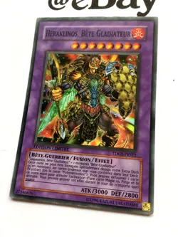 YUGIOH - HERAKLINOS BETE GLADIATEUR - EDITION LIMITEE - TDGS-FRSE2 - EXCELLENT - Image 3