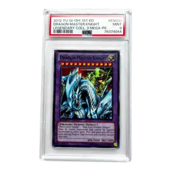 Yugioh Dragon Master Knight LCYW-EN050 Super Rare 1st Edition Graded PSA 9 Mint - Image 1