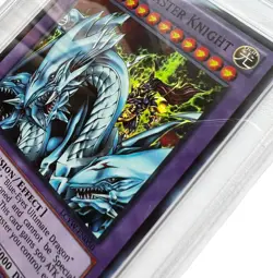 Yugioh Dragon Master Knight LCYW-EN050 Super Rare 1st Edition Graded PSA 9 Mint - Image 2