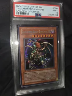 PSA 9 YuGiOh Chaos Emperor Dragon - Envoy Of The End IOC-000 1st Edition - Image 3