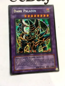 YUGIOH - DARK PALADIN - SECRET RARE - EXCELLENT - DMG-001 - DUEL MASTER'S GUIDE - Image 2
