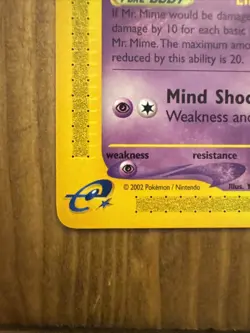 Pokemon TCG Mr. Mime E-Card Aquapolis 95b/147 - NM - Image 4