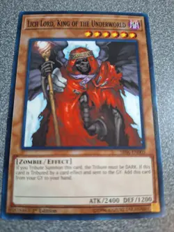 Lich Lord, King of the Underworld Yu-gi-oh card j23 - Image 1