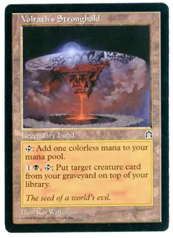 VOLRATH'S STRONGHOLD [STH - STRONGHOLD] - MTG VINTAGE RESERVE LIST CARD [MP] - Image 1