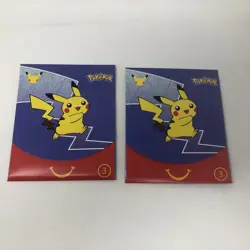 2 Pack Pokemon 25th Anniversary McDonalds Promo Sealed Booster Card - Image 1
