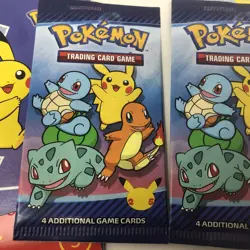 2 Pack Pokemon 25th Anniversary McDonalds Promo Sealed Booster Card - Image 5