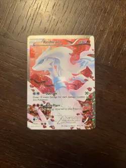 Pokemon TCG Reshiram RC22/RC25 Legendary Treasures Radiant Collection Holo Card - Image 1