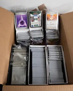 Pokemon 2000+ Card Bulk Lot 450 Holo/Reverse 1500 Common Uncommon NM EN JP 10lbs - Image 1