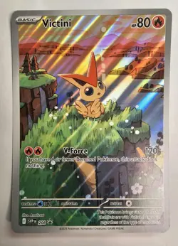 *JUMBO* *OVERSIZED* Victini 208 Jumbo Cards Holo Black Star Promo - Image 1