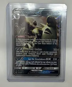 Pokemon Tyranitar GX Holo Card 121/214 Sun & Moon SM Lost Thunder - Image 1