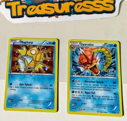 Magikarp XY143 & Gyarados XY109 Holo Promo Pokemon Cards TCG Mint - Image 1