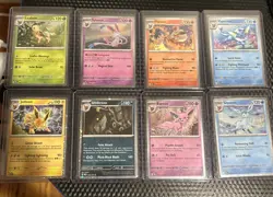 Pokemon Prismatic Evolutions 8 Cosmos Promo Cards - Costco Mini Tin Promos - Image 1