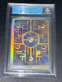 BGS Graded Ancient Mew - Miscut Off Center Square Corner Error - Pokemon Card - Image 2