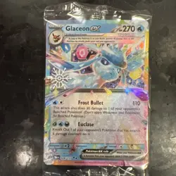 Glaceon ex 026/131 Pokemon TCG Holiday Calendar 2025 Festive Stamp Promo Card - Image 1