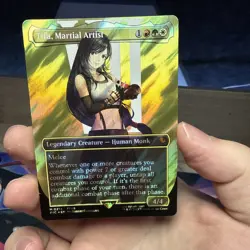 Tifa Martial Artist Borderless, Surge Foil, Magic the Gathering NM Condition - Image 3